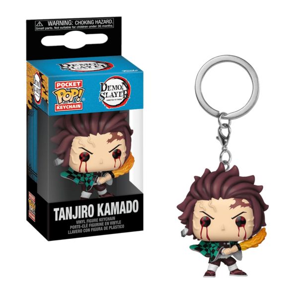 FUNKO POP DEMON SLAYER Tanjiro Kamado – Portachiavi in box 5cm In espo da 12pz…x12…x72